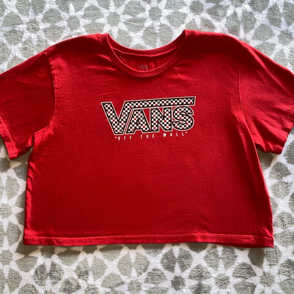 Vans Red Crop Top
